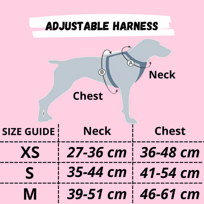 Cupcake Adjustable Dog Harness – Soft, Padded & Breathable
