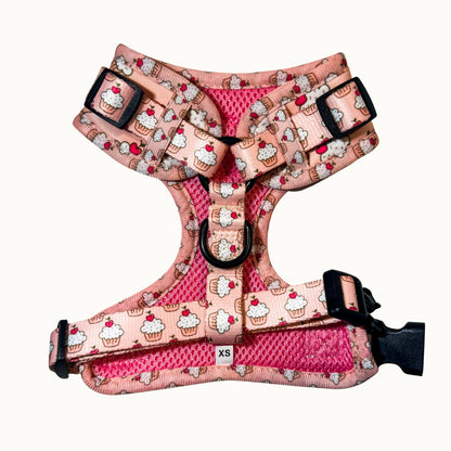 Cupcake Adjustable Dog Harness – Soft, Padded & Breathable