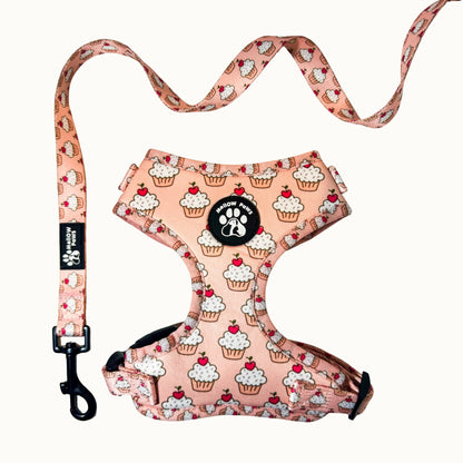 Cupcake Adjustable Dog Harness – Soft, Padded & Breathable