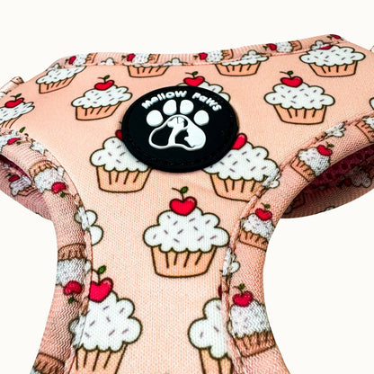 Cupcake Adjustable Dog Harness – Soft, Padded & Breathable